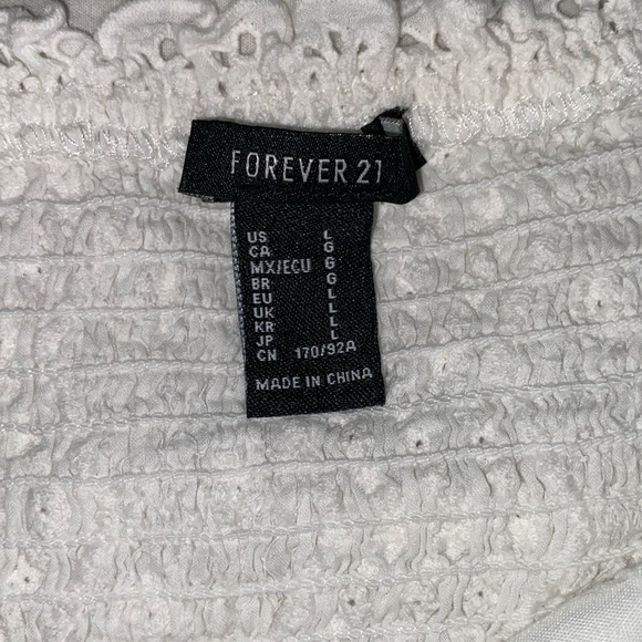 White Corset Top - Picture 4 of 6